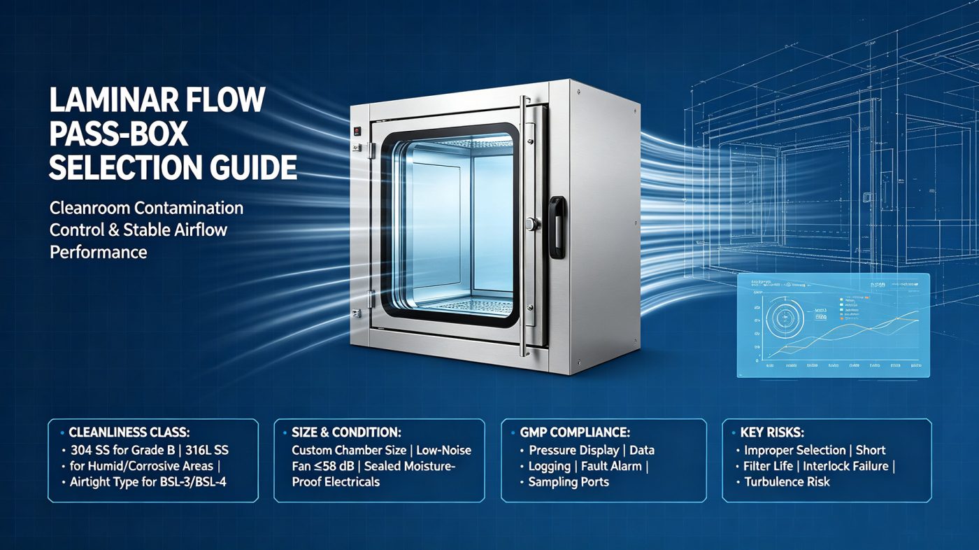 Laminar Flow Pass Box Selection Application Maintenance