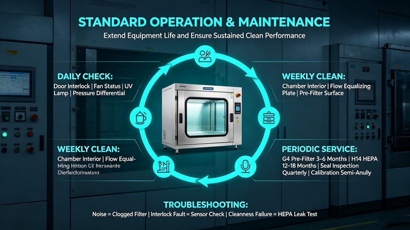 Laminar Flow Pass Box Selection Application Maintenance 2