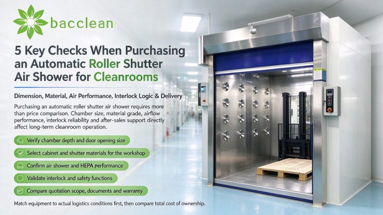 5 Key Checks When Purchasingan Automatic Roller ShutterAir Shower for Cleanrooms