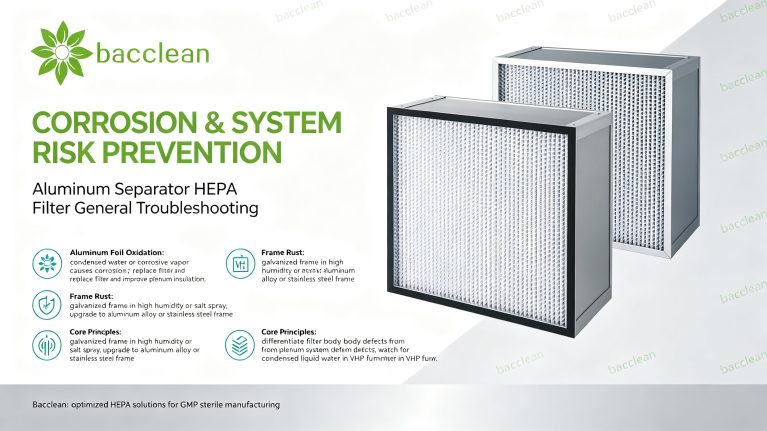 Aluminum Separator HEPA Filter 3
