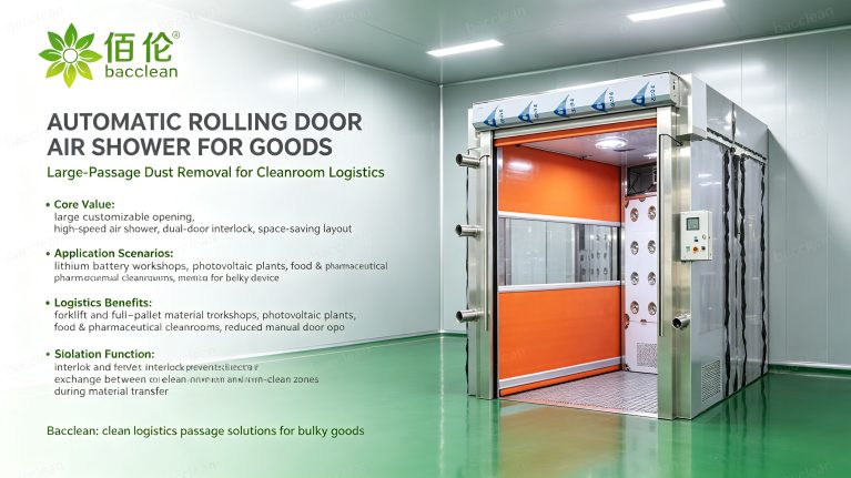 Automatic Rolling Door Air Shower