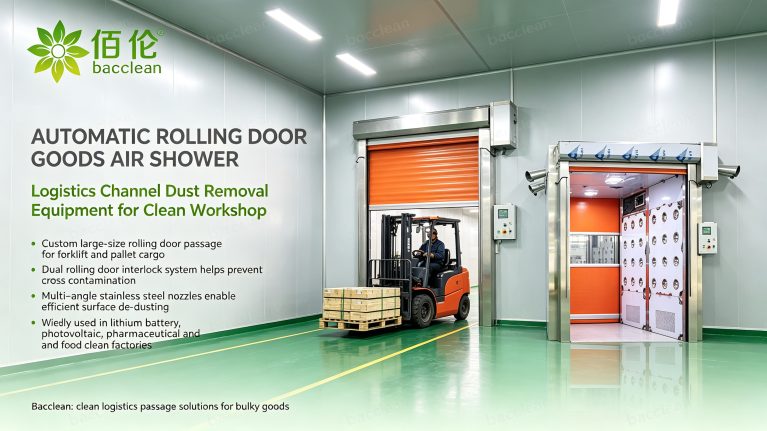 Automatic Rolling Door Goods Air Shower