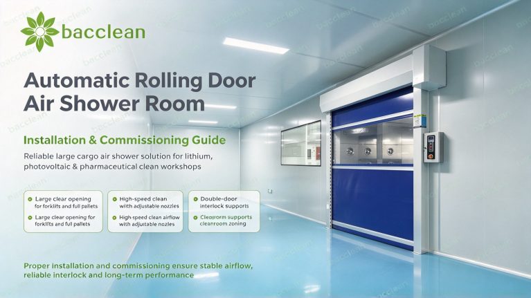 Automatic Rolling DoorAir Shower Room