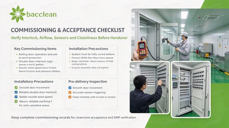 COMMISSIONING ACCEPTANCE CHECKLIST