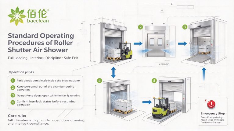 Standard OperatingProcedures of RollerShutter Air Shower