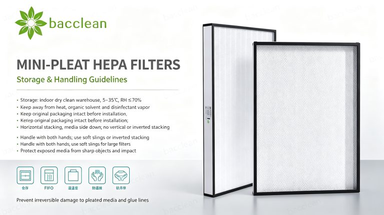 mini pleat HEPA filters