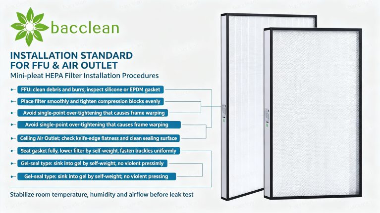 mini pleat HEPA filters