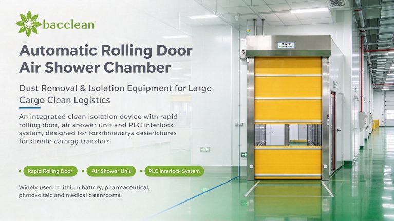 Automatic Rolling DoorAir Shower Chamber 1