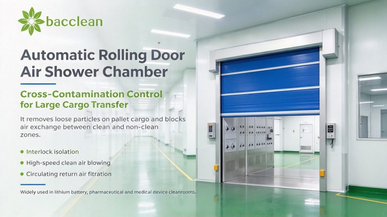 Automatic Rolling DoorAir Shower Chamber