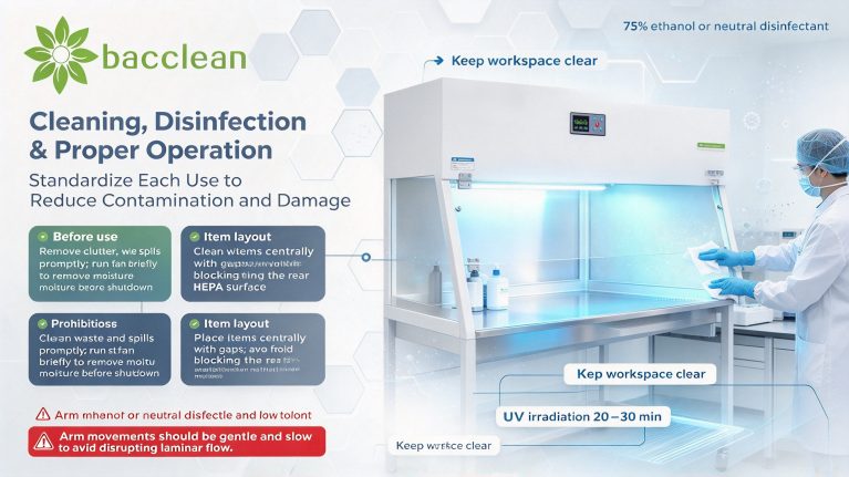 Cleaning Disinfection Proper Operation