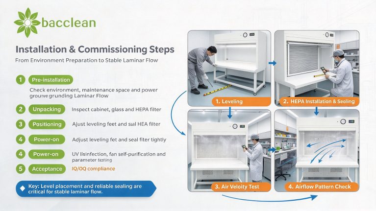 Installation Commissioning Steps