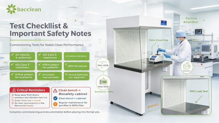 Test Checkllist Important Safety Notes